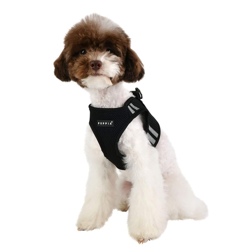 Puppia Soft Vest Harness PRO - Black - M (PAUA-HB1828-BK-M) - Image 4